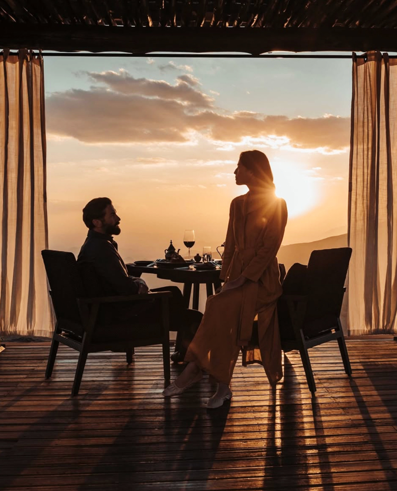 Alila Jabal Akhdar outdoor dining