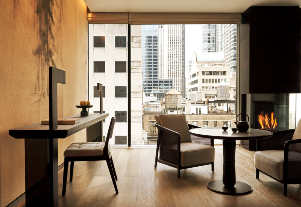 Aman New York Hotel suite 