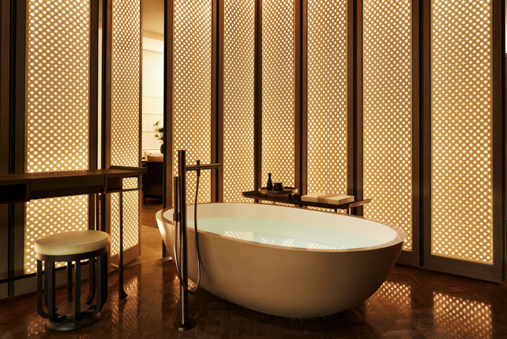 Aman New York Hotel bathroom 