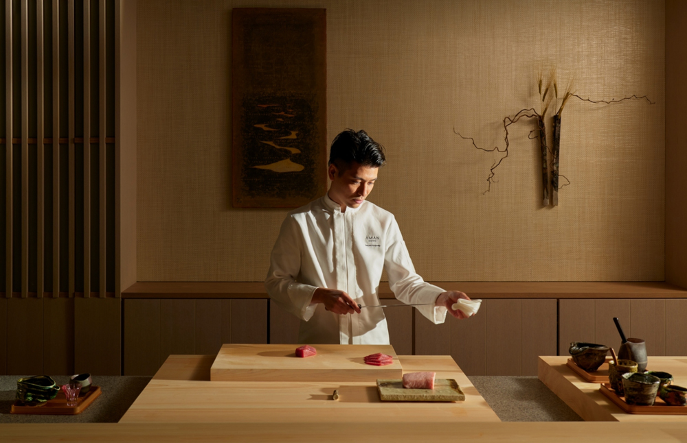 Aman New York Hotel japanese restaurant 