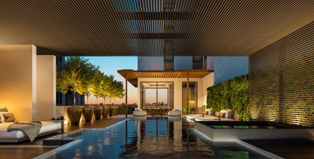 Aman New York Hotel pool 