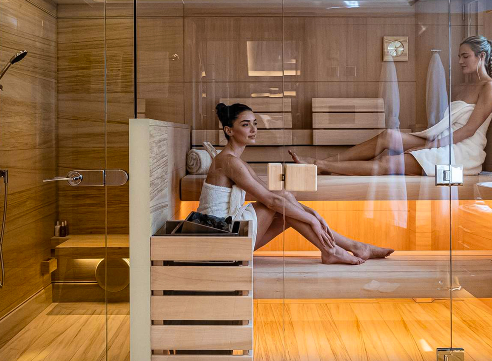 spa on super yacht