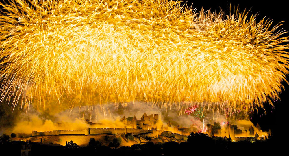 Fireworks Carcassonne